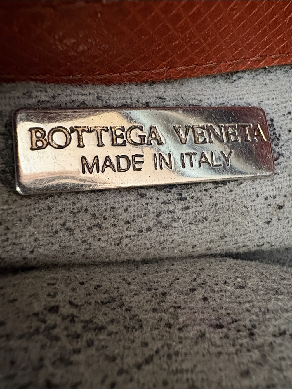 Bottega Veneta Brown Crossbody Bag with Silver Logo Plate